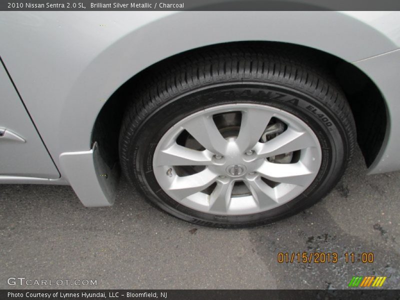 Brilliant Silver Metallic / Charcoal 2010 Nissan Sentra 2.0 SL