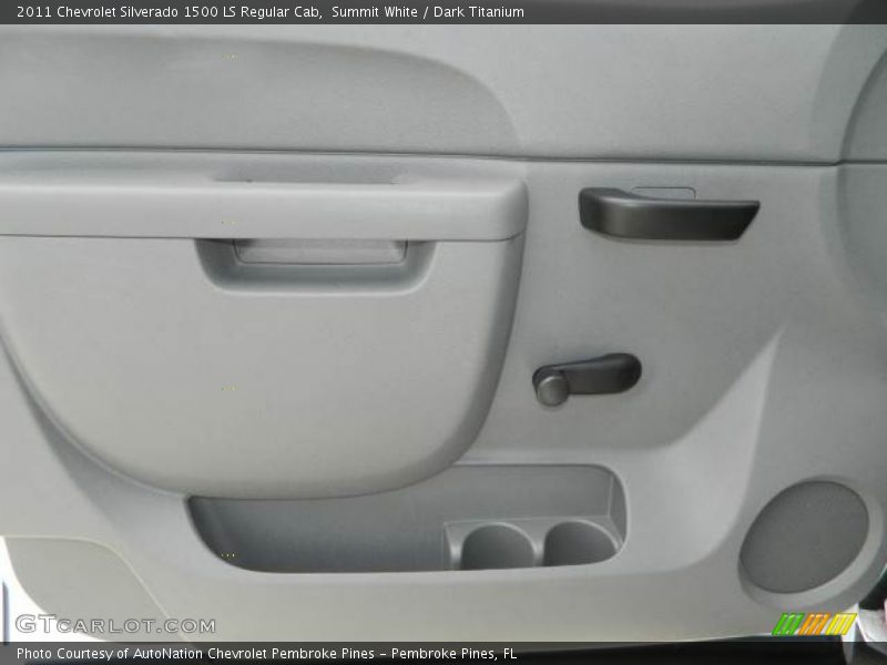 Summit White / Dark Titanium 2011 Chevrolet Silverado 1500 LS Regular Cab