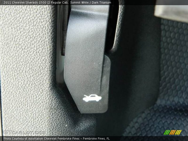 Summit White / Dark Titanium 2011 Chevrolet Silverado 1500 LS Regular Cab