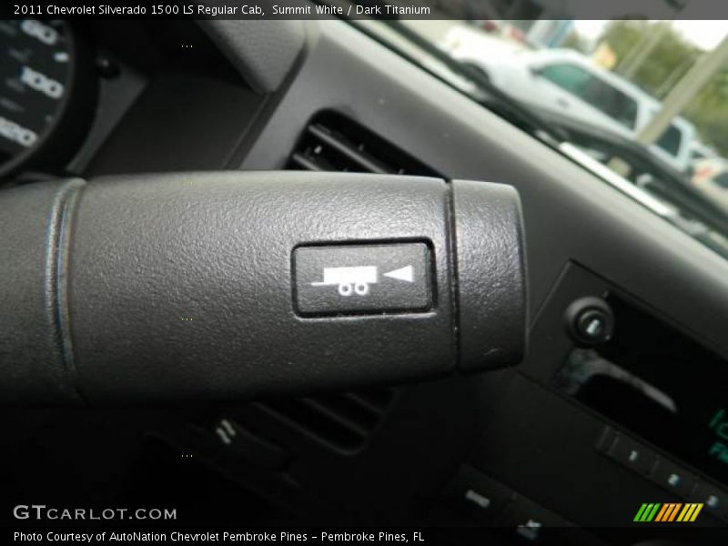 Summit White / Dark Titanium 2011 Chevrolet Silverado 1500 LS Regular Cab