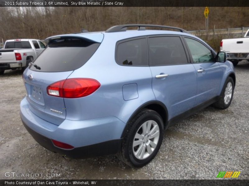 Sky Blue Metallic / Slate Gray 2011 Subaru Tribeca 3.6R Limited