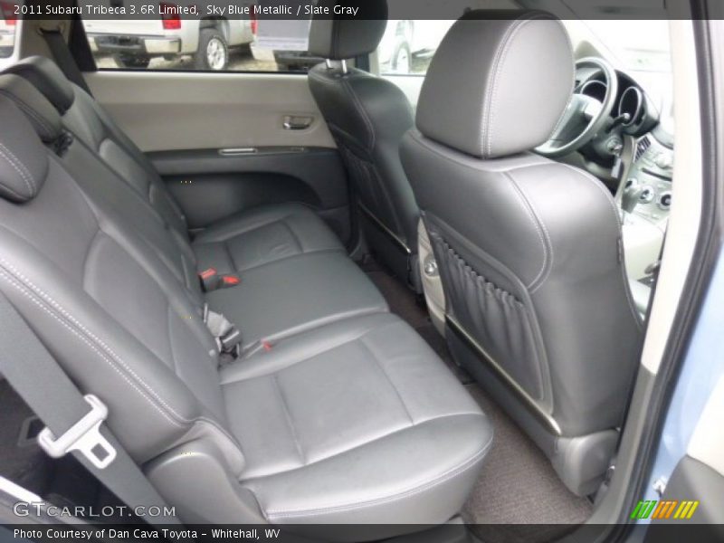Sky Blue Metallic / Slate Gray 2011 Subaru Tribeca 3.6R Limited