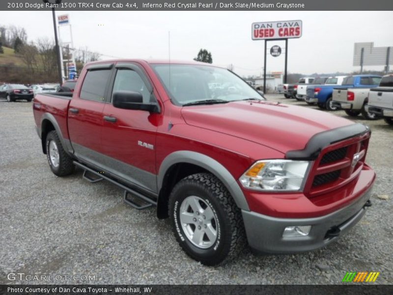Inferno Red Crystal Pearl / Dark Slate/Medium Graystone 2010 Dodge Ram 1500 TRX4 Crew Cab 4x4