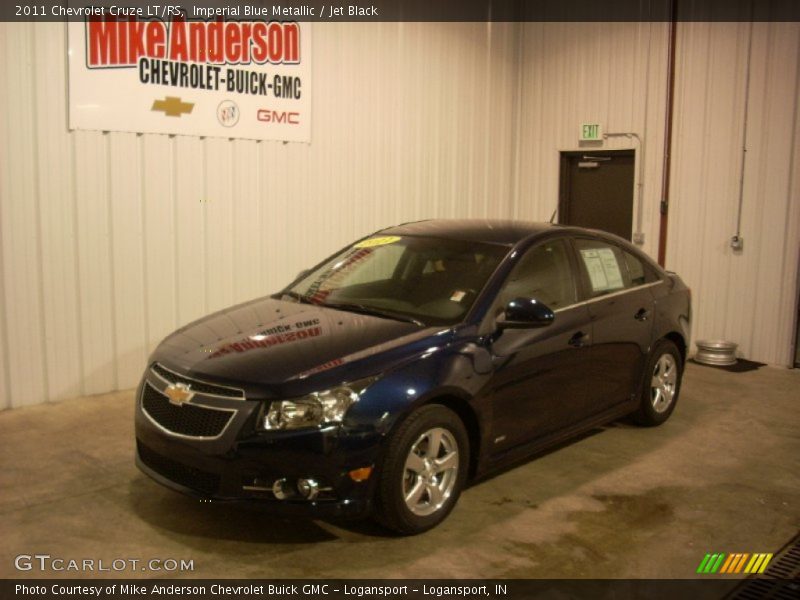 Imperial Blue Metallic / Jet Black 2011 Chevrolet Cruze LT/RS