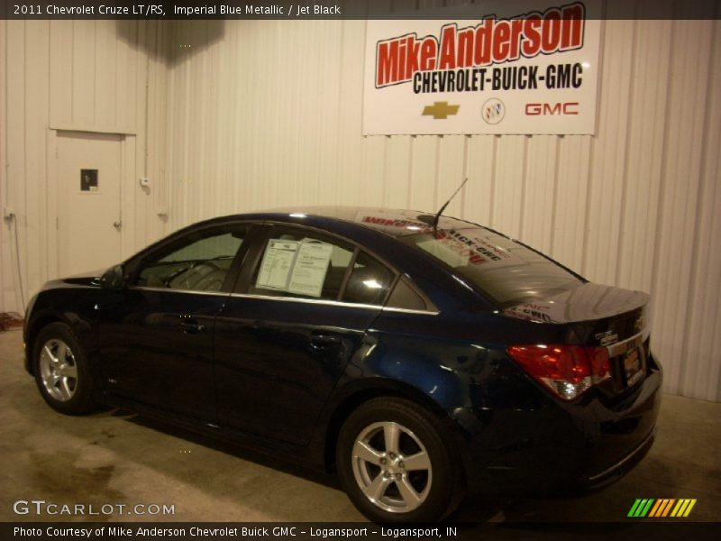 Imperial Blue Metallic / Jet Black 2011 Chevrolet Cruze LT/RS