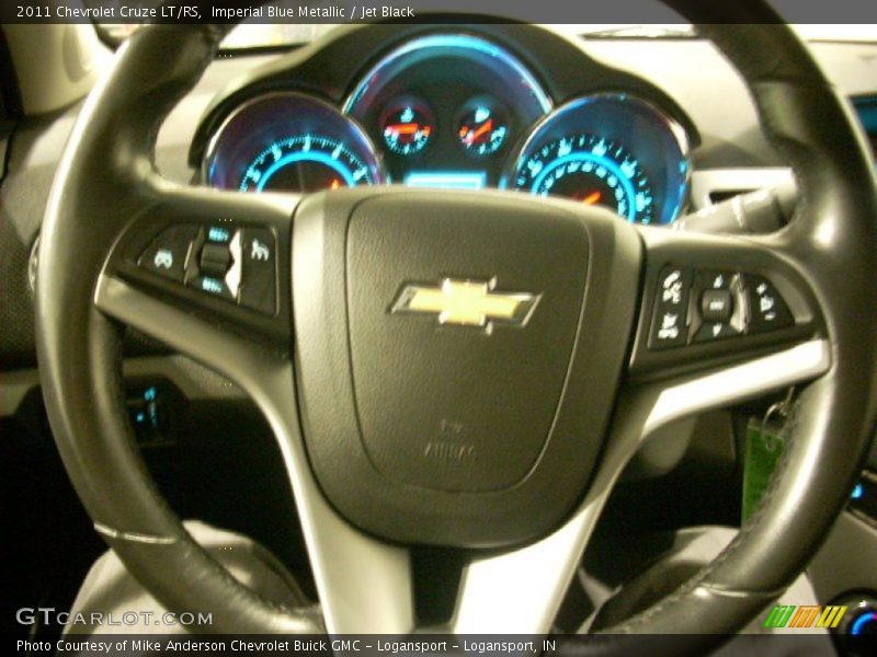 Imperial Blue Metallic / Jet Black 2011 Chevrolet Cruze LT/RS