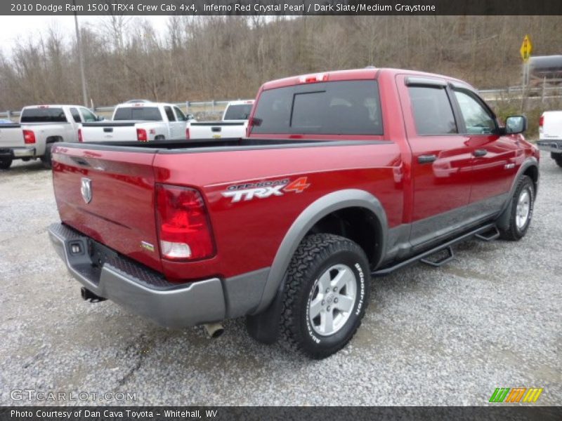Inferno Red Crystal Pearl / Dark Slate/Medium Graystone 2010 Dodge Ram 1500 TRX4 Crew Cab 4x4