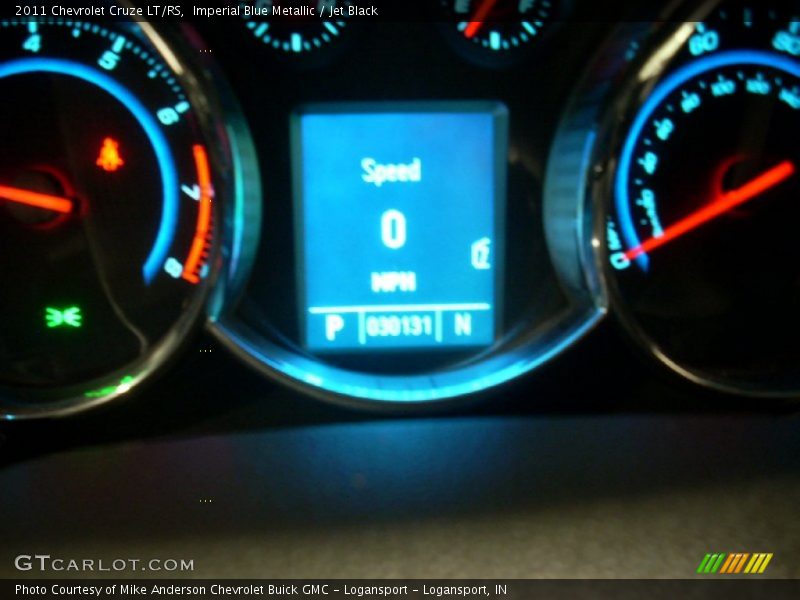 Imperial Blue Metallic / Jet Black 2011 Chevrolet Cruze LT/RS