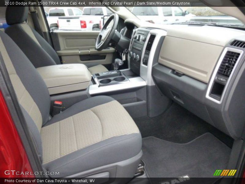 Front Seat of 2010 Ram 1500 TRX4 Crew Cab 4x4