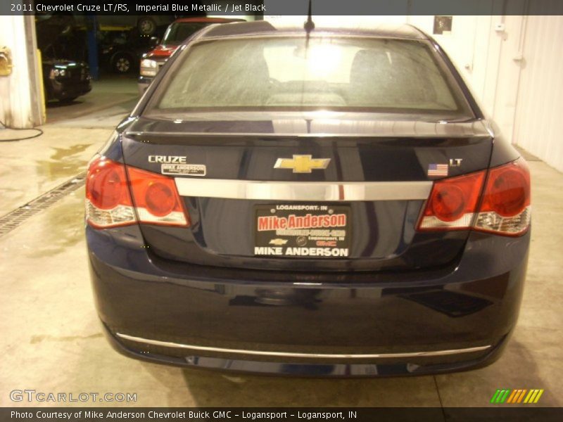 Imperial Blue Metallic / Jet Black 2011 Chevrolet Cruze LT/RS