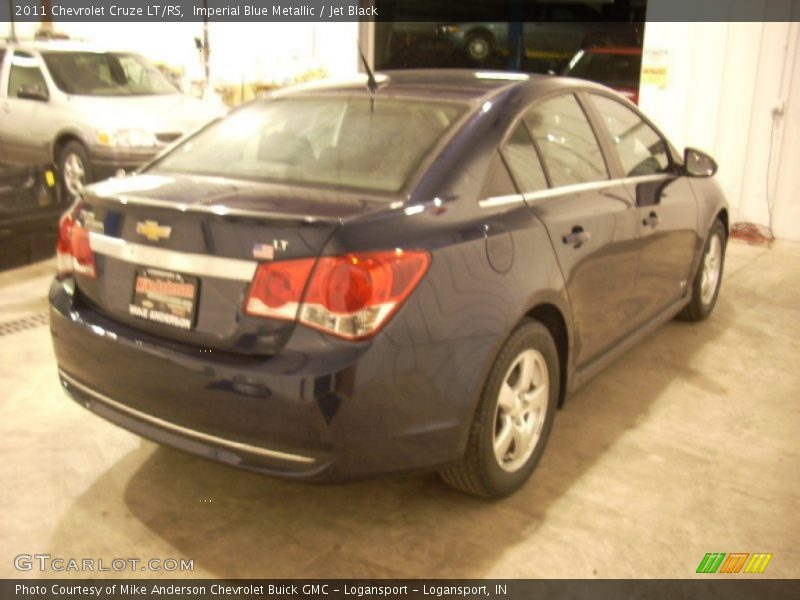 Imperial Blue Metallic / Jet Black 2011 Chevrolet Cruze LT/RS