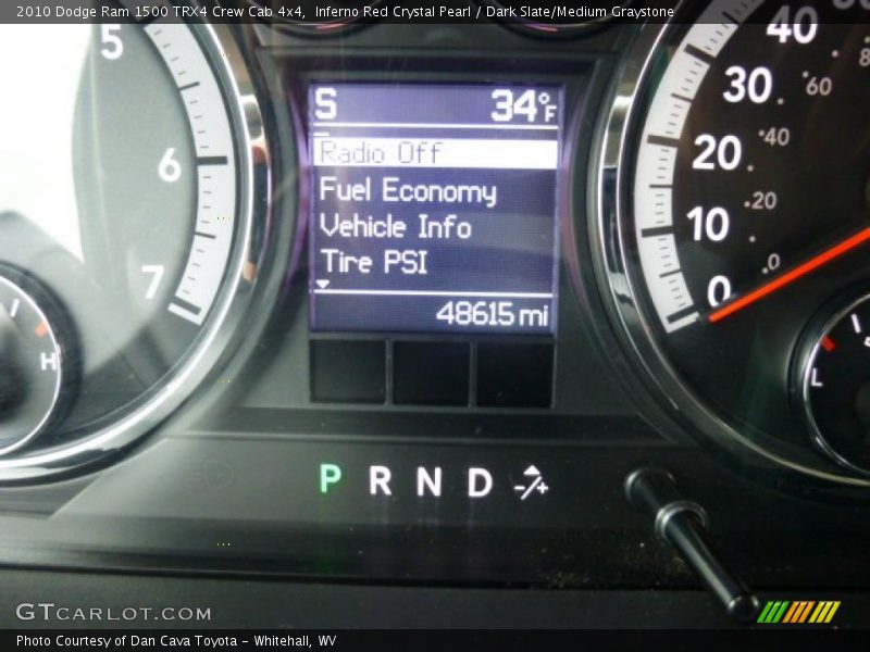 Inferno Red Crystal Pearl / Dark Slate/Medium Graystone 2010 Dodge Ram 1500 TRX4 Crew Cab 4x4