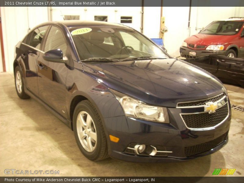 Imperial Blue Metallic / Jet Black 2011 Chevrolet Cruze LT/RS