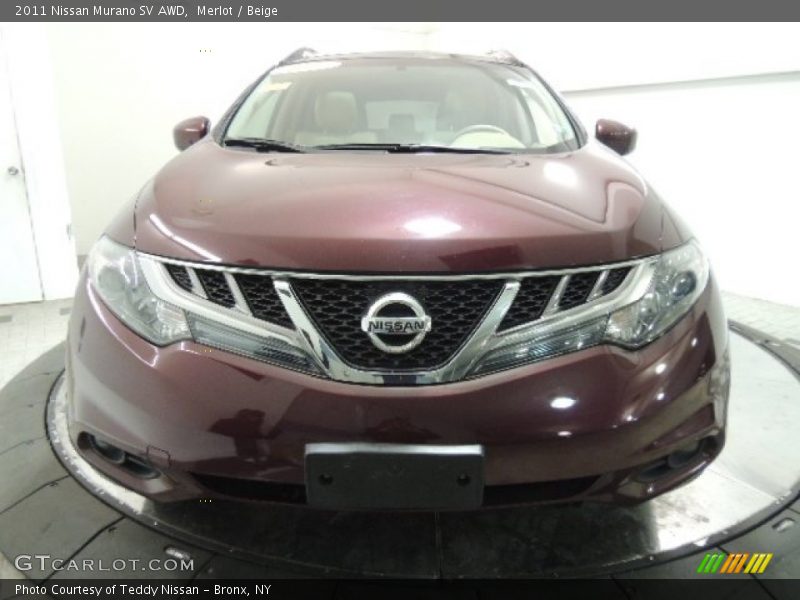 Merlot / Beige 2011 Nissan Murano SV AWD