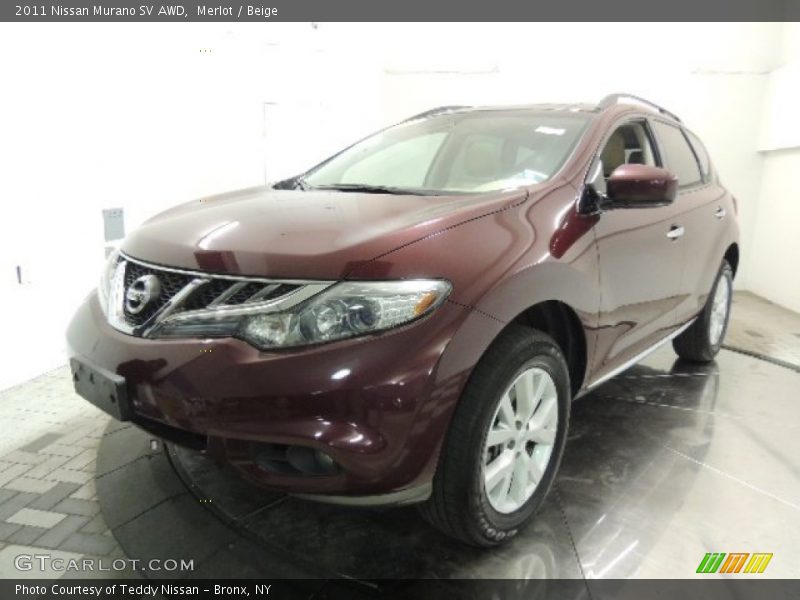 Merlot / Beige 2011 Nissan Murano SV AWD