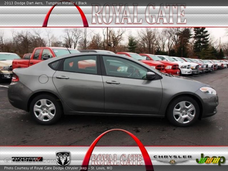 Tungsten Metallic / Black 2013 Dodge Dart Aero