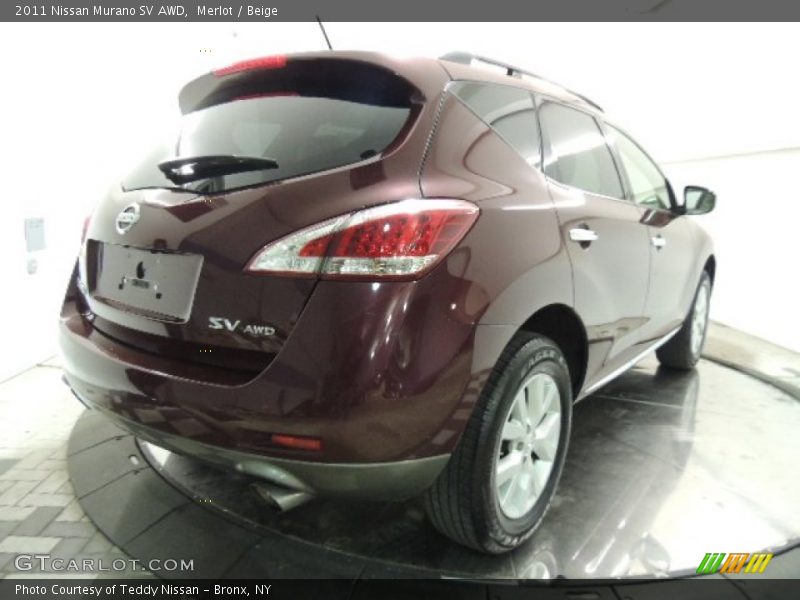 Merlot / Beige 2011 Nissan Murano SV AWD