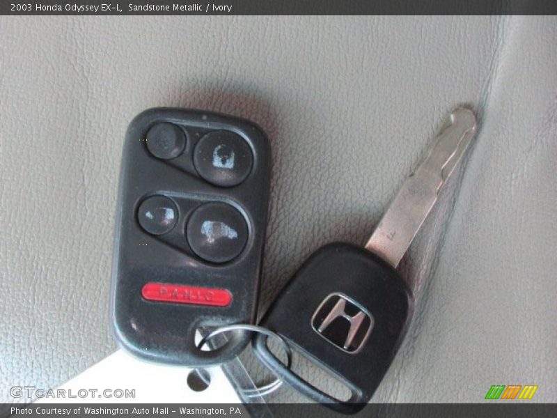Keys of 2003 Odyssey EX-L