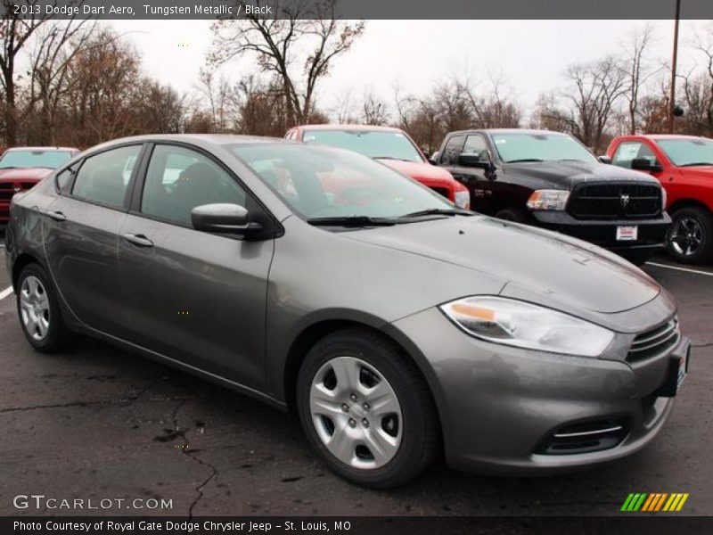 Tungsten Metallic / Black 2013 Dodge Dart Aero