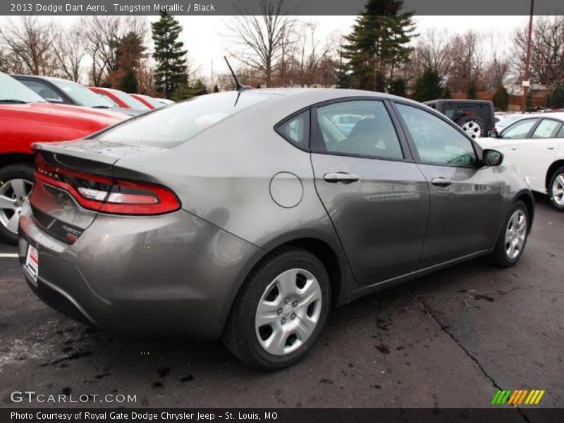 Tungsten Metallic / Black 2013 Dodge Dart Aero
