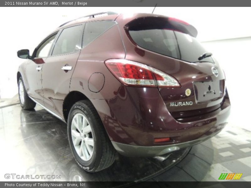 Merlot / Beige 2011 Nissan Murano SV AWD