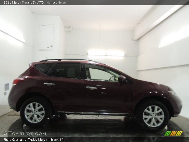 Merlot / Beige 2011 Nissan Murano SV AWD