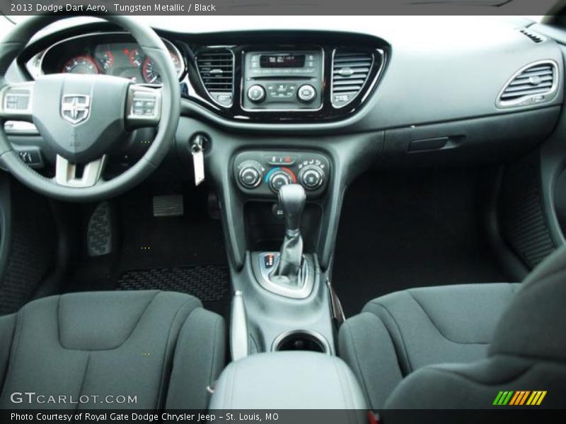 Tungsten Metallic / Black 2013 Dodge Dart Aero