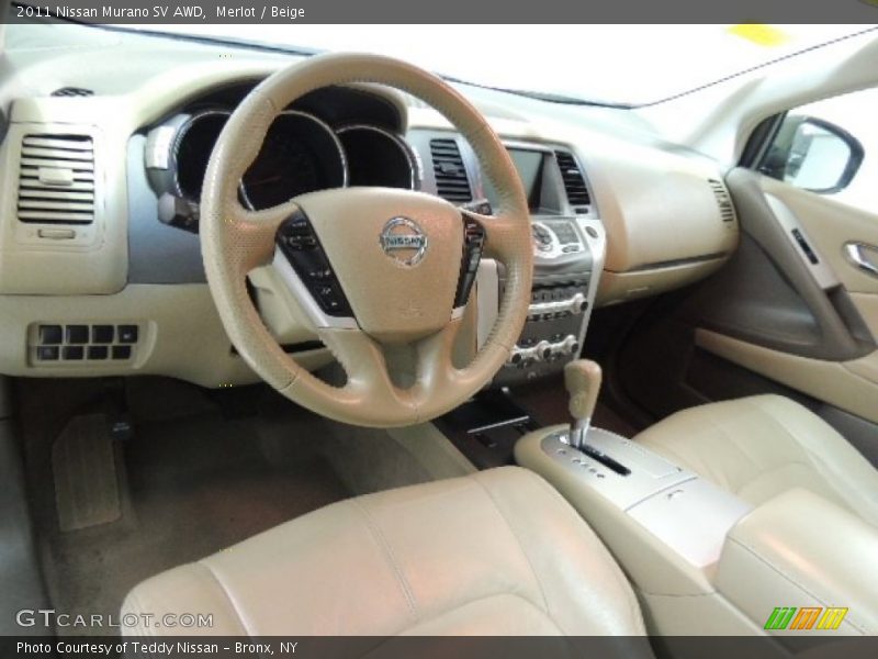 Merlot / Beige 2011 Nissan Murano SV AWD