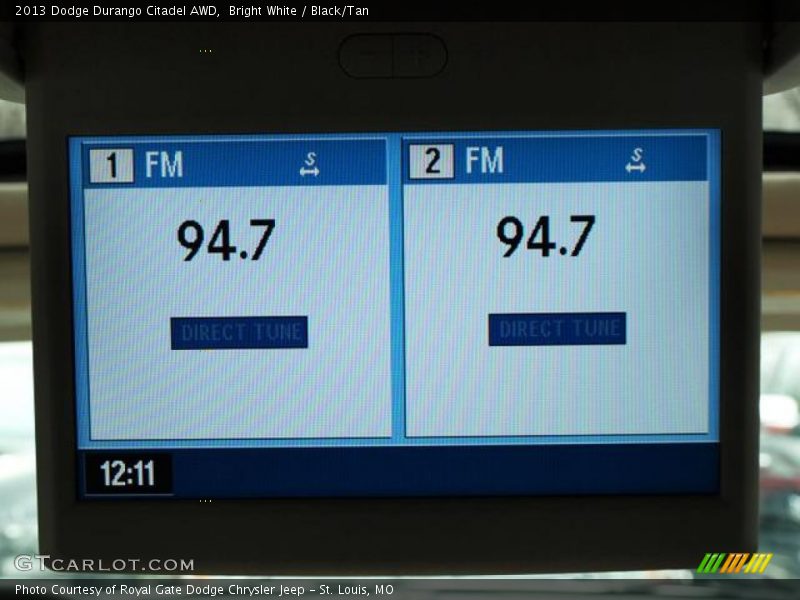 Bright White / Black/Tan 2013 Dodge Durango Citadel AWD