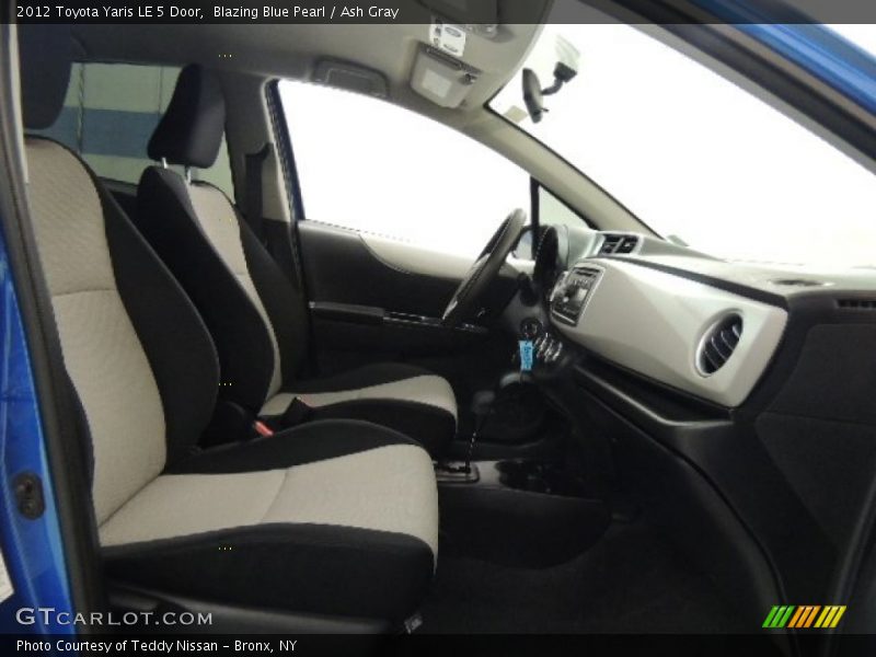 Blazing Blue Pearl / Ash Gray 2012 Toyota Yaris LE 5 Door