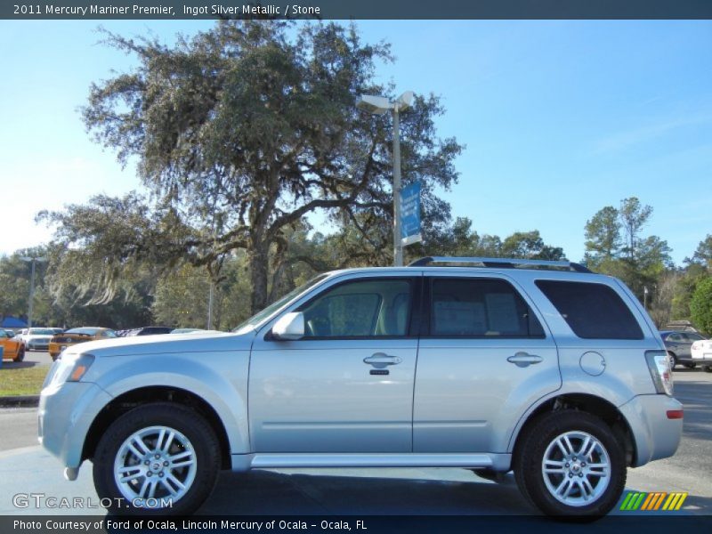 Ingot Silver Metallic / Stone 2011 Mercury Mariner Premier