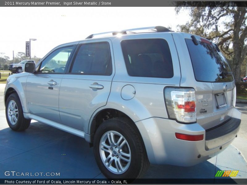 Ingot Silver Metallic / Stone 2011 Mercury Mariner Premier
