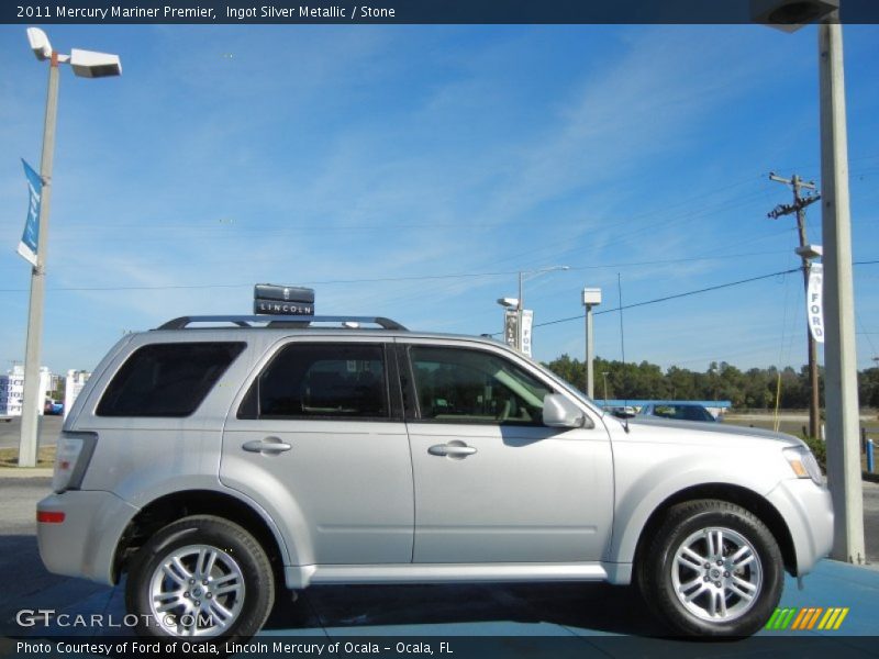 Ingot Silver Metallic / Stone 2011 Mercury Mariner Premier