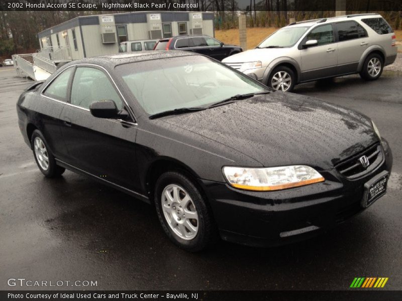 Nighthawk Black Pearl / Charcoal 2002 Honda Accord SE Coupe