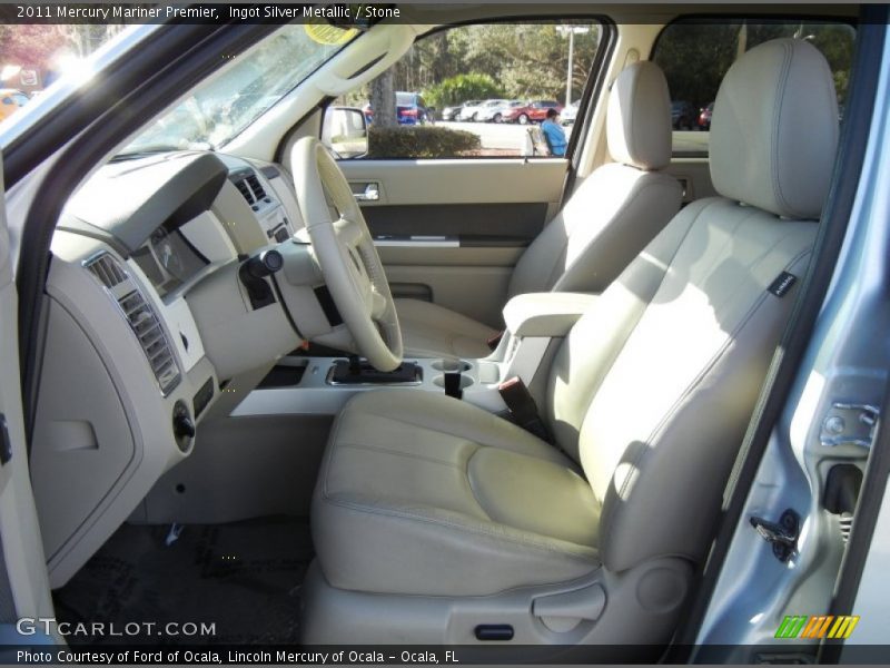Front Seat of 2011 Mariner Premier