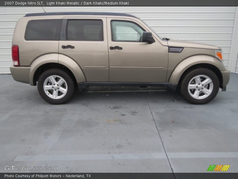 Light Khaki Metallic / Dark Khaki/Medium Khaki 2007 Dodge Nitro SLT
