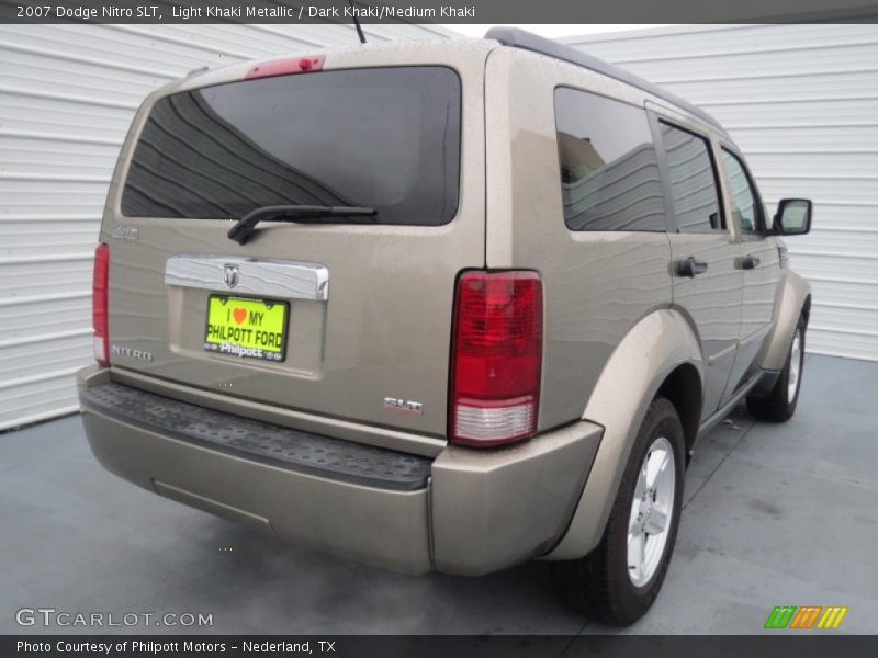 Light Khaki Metallic / Dark Khaki/Medium Khaki 2007 Dodge Nitro SLT