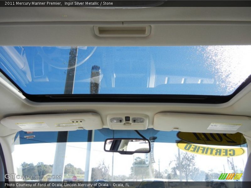Ingot Silver Metallic / Stone 2011 Mercury Mariner Premier