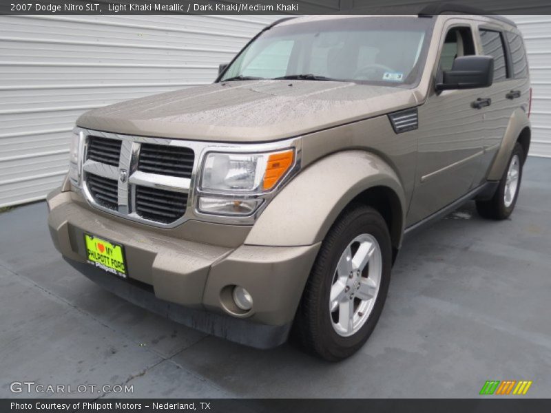 Light Khaki Metallic / Dark Khaki/Medium Khaki 2007 Dodge Nitro SLT