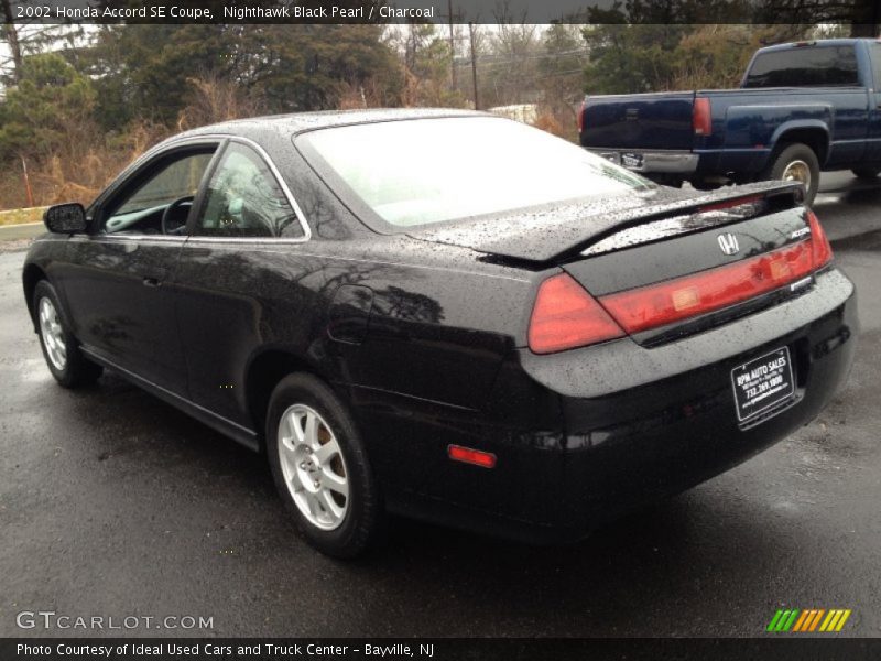 Nighthawk Black Pearl / Charcoal 2002 Honda Accord SE Coupe