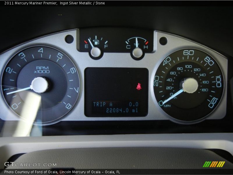 2011 Mariner Premier Premier Gauges