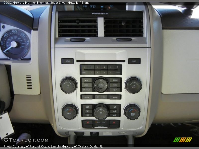 Controls of 2011 Mariner Premier