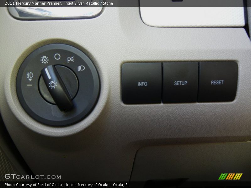 Controls of 2011 Mariner Premier