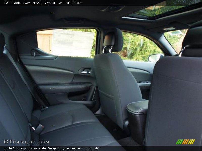Crystal Blue Pearl / Black 2013 Dodge Avenger SXT