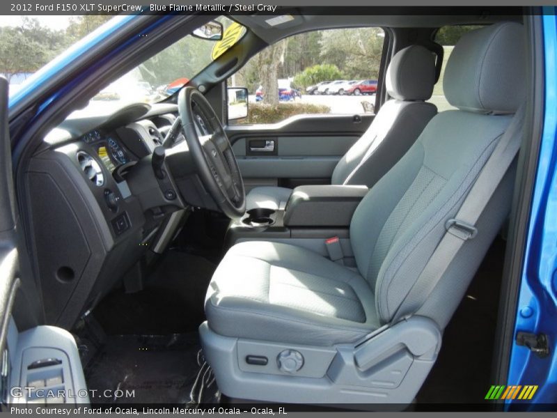 Front Seat of 2012 F150 XLT SuperCrew