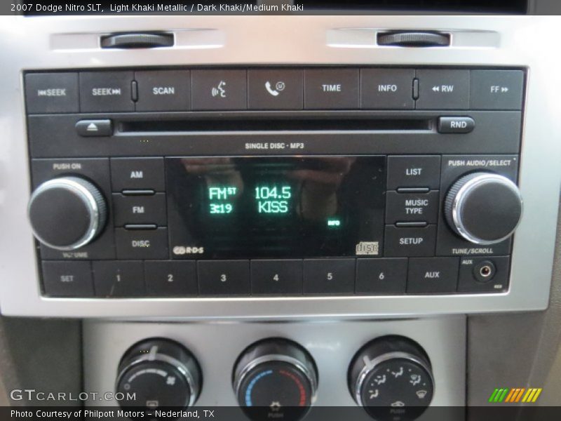 Audio System of 2007 Nitro SLT