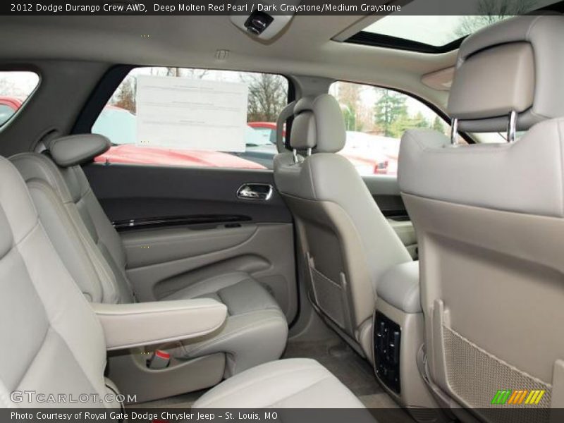 Deep Molten Red Pearl / Dark Graystone/Medium Graystone 2012 Dodge Durango Crew AWD