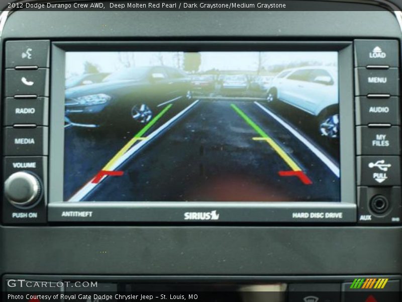 Deep Molten Red Pearl / Dark Graystone/Medium Graystone 2012 Dodge Durango Crew AWD