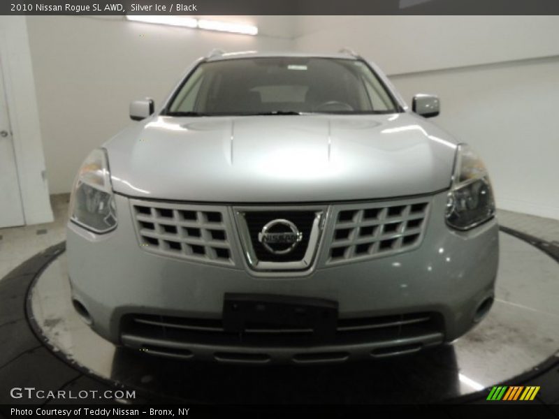 Silver Ice / Black 2010 Nissan Rogue SL AWD