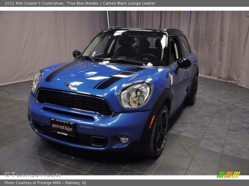 True Blue Metallic / Carbon Black Lounge Leather 2012 Mini Cooper S Countryman